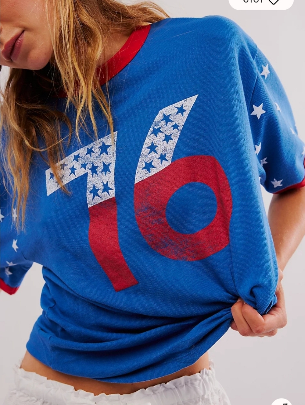Free People Lost & Found Ringer Tee